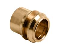 Bonfix knelkoppeling - Verloopset 1-delig / 3-delig - 35mm x 22mm - Messing - thumbnail