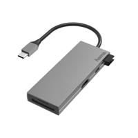 Hama USB-C (USB 3.2 Gen 2) multiport hub 6 poorten Grijs - thumbnail