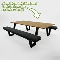 Lorenzo picknickbank 220 cm - thumbnail