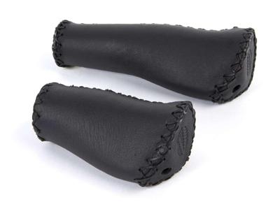 Velo handvat leer ergo 92/135mm zwart