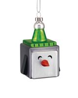 Alessi Le Palle Quadrate Kerstornament Cubik Penguin - thumbnail