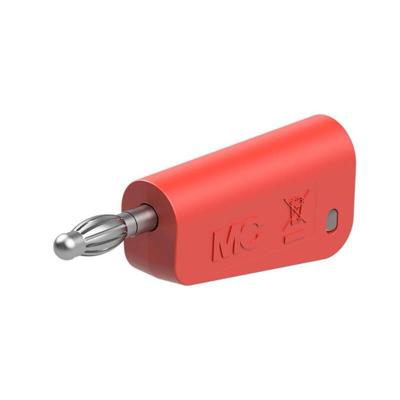 Stäubli LQ-4N-30 Laboratoriumstekker Stekker Stift-Ø: 4 mm Rood 1 stuk(s)