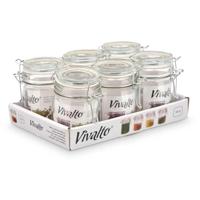 Glazen pot Vivalto 04-9411 Transparant 150 ml (6 Stuks) - thumbnail