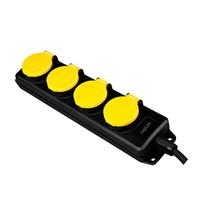 LogiLink LPS212 Stekkerdoos zonder schakelaar Zwart - thumbnail