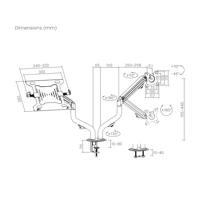 TV houder Aisens DTL32TSR-195 17-32" - thumbnail