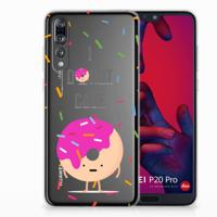 Huawei P20 Pro | Siliconen Case | Donut Roze - thumbnail
