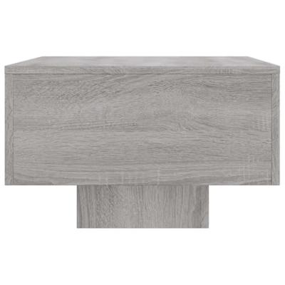 Salontafel 100x49,5x31 cm bewerkt hout grijs sonoma eikenkleur Salontafel 100x49,5x31 cm bewerkt hout grijs sonoma eikenkleur