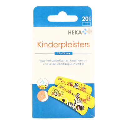 Kinderpleister 19 x 76mm 20 Stuks