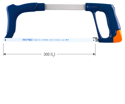 Rotec Metaalzaagbeugel | Gebogen - 500.1011