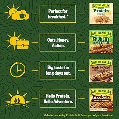 Nature Valley crunchy haver en chocolade single (18x 42gr)