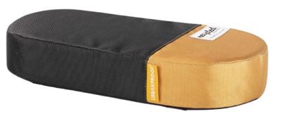 UrbanProof Urban proof zitkussen op drager grijs/geel recycled