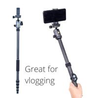 VANGUARD VEO 3GO 265HCB Tall 26mm Carbon Fibre Reisstatief - thumbnail