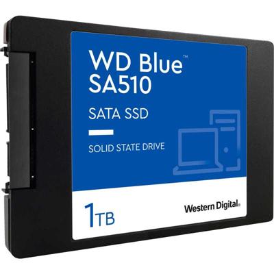Western Digital Blue™ SA510 1 TB SSD harde schijf (2.5 inch) SATA 6 Gb/s Retail WDS100T3B0A Western Digital Blue™ SA510 1 TB SSD harde schijf (2.5 inch) SATA 6 Gb/s Retail WDS100T3B0A