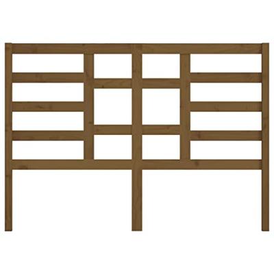 Hoofdbord 166x4x104 cm massief grenenhout honingbruin Hoofdbord 166x4x104 cm massief grenenhout honingbruin