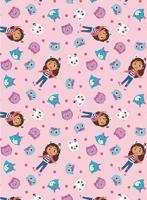 Gabby&apos;s Dollhouse fleece plaid 110 x 150 cm - polyester - thumbnail