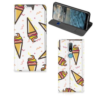 Nokia 2.4 | Flip Style Cover | Icecream