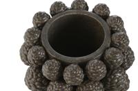 Vaas Home ESPRIT Bruin Keramiek ananas 25 x 25 x 31 cm - thumbnail