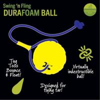 Starmark swing &apos;n fling durafoam fetch bal aan koord - thumbnail