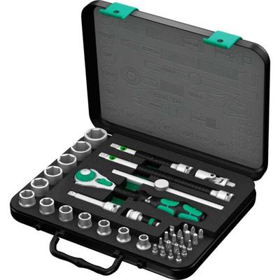 Wera 8100 SB 4 Zyklop Speed ratel- en doppenset, 3/8"-aandrijving, inch, 38 -delig - 1 stuk(s) - 05003596001