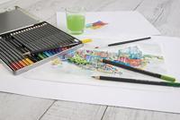 24 Aquarelpotloden Eberhard Faber in bliketui - thumbnail