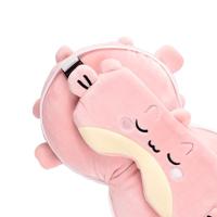 Relaxeazzz Adoramals Puff de Kogelvis Rond Reiskussen & Slaapmasker - thumbnail