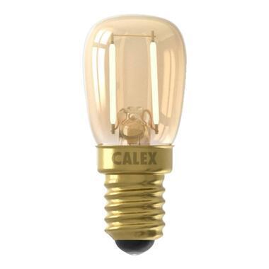 LED volglas Filament Schakelbordlamp 220-240V 1,5W 136lm E14 T26 Goud 2100K Calex - Calex LED volglas Filament Schakelbordlamp 220-240V 1,5W 136lm E14 T26 Goud 2100K Calex - Calex