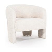 Eleonora Fauteuil 'Hamilton' Grove Bouclé, kleur Beige - thumbnail