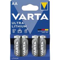 VARTA Lithium AA Mignon LR6 batterijen (verpakking met 4 stuks) - ideaal voor digitale camera speelgoed GPS-apparaten sport- en outdoor-toepassingen - thumbnail
