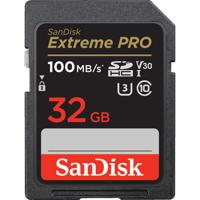 SanDisk extreme pro sdhc 32 gb geheugenkaart (zwart, uhs-i, class 10, u3, v30) - thumbnail