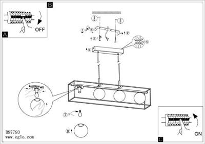 Eglo HanglampVallaspra design - 97793
