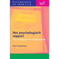 Het psychologisch rapport (Paperback) - thumbnail