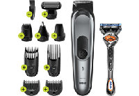 Braun MGK7221 10-in-1 Trimmer, Baardtrimmer Voor Mannen, Bodygroomer En Haartrimmer, Donkergrijs - thumbnail