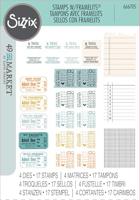 Sizzix • essentials clear stamp set a5 with framelits die forever journal 21pcs - thumbnail