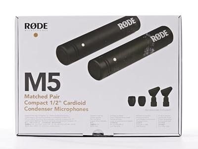 RØDE M5 Pair - paar condensatormicrofoons, zwart