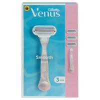 Gillette Gillette Venus Smooth Start Scheerset - 1 Houder + 3 Mesjes - thumbnail