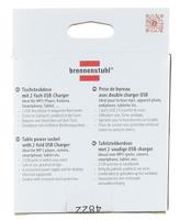 Brennenstuhl Desktop-Power USB-charger 2 USB-laadaansluiting 2100mA 2-voudig wit gepolijst 1,8m H05VV-F 3G1,5 - 1153520222 - thumbnail