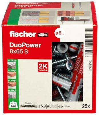Fischer DUOPOWER 8X65 S 25 St - 538256 - thumbnail