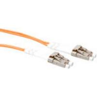 ACT 1 meter LSZH Multimode 50/125 OM2 glasvezel patchkabel duplex met LC connectoren - thumbnail