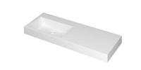 Wastafel INK Momento 1200x450x90 mm Mat wit 3421345 - thumbnail