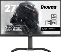 Iiyama G-Master Black Hawk GB2745QSU-B2 Gaming monitor Energielabel E (A - G) 68.6 cm (27 inch) 2560 x 1440 Pixel 16:9 1 ms HDMI, DisplayPort, Hoofdtelefoon - thumbnail