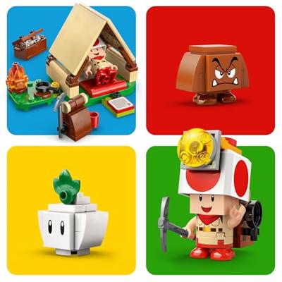Lego Super Mario 72040 Toad-Baas' Kampeerplaats - thumbnail
