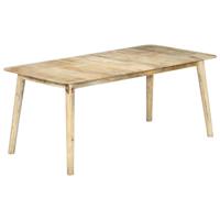 Eettafel 180x90x76 cm massief mangohout - thumbnail