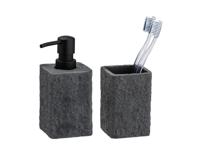 Wenko Zeepdispenser en tandenborstelhouder Villata - thumbnail