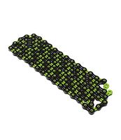 KMC ketting 1/2-11/128 116 11V DLC 11 zwart/groen - thumbnail