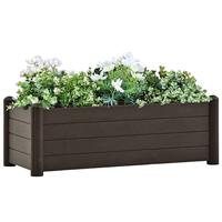 Plantenbak verhoogd 100x43x35 cm PP mokka - thumbnail