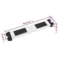 Zwembadladder losse trede 50x9x3,5 cm 304 roestvrij staal - thumbnail