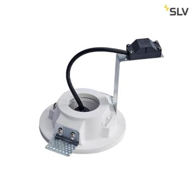 SLV InbouwspotPlastra GU10 wit 13cm - 148070