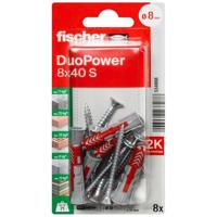 Fischer 534998 DuoPower 8 x 40 S K NV Deuvelset 40 mm 8 mm 1 set(s) - thumbnail