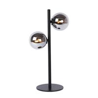 Lucide TYCHO - Tafellamp - 2xG9 - Zwart - thumbnail