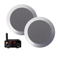 Bluetooth Music Center Aquasound 35 WATT / BT4.0 + Twist Speakerset Mat Chroom Aquasound - thumbnail